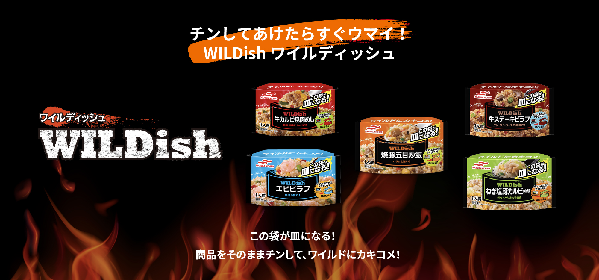 チンしてあけたらすぐウマイ！WILDishワイルディッシュ